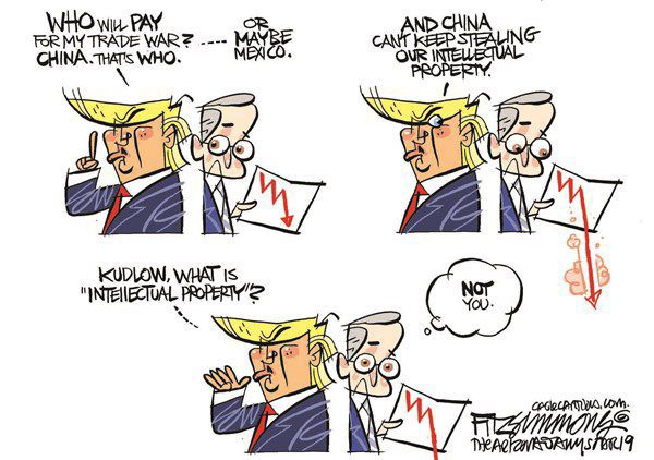 Trump's Trade War by David Fitzsimmons, The Arizona Star, Tucson, AZ